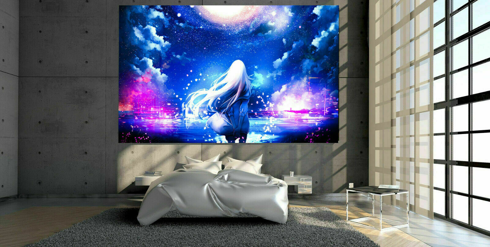 Leinwand digital art anime Scifi  Bilder Wandbilder - Hochwertiger Kunstdruck P5032