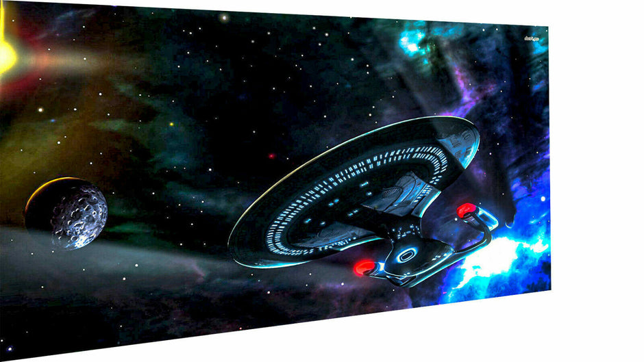 Leinwand Raumschiff Star Trek Weltall Kosmos Bilder - Hochwertiger Kunstdruck A3024
