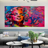 Abstrakt Marilyn Monroe Leinwand Bilder Wandbilder - Hochwertiger Kunstdruck B8050