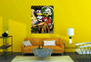 Leinwand Bilder Dagobert Disney Pop Art Wandbilder - Hochwertiger Kunstdruck A3845