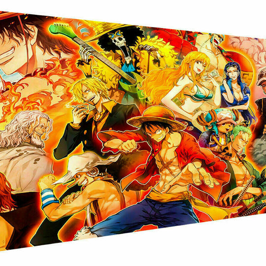 Leinwand Bilder Anime One Piece Manga Wandbilder - Hochwertiger Kunstdruck P5178