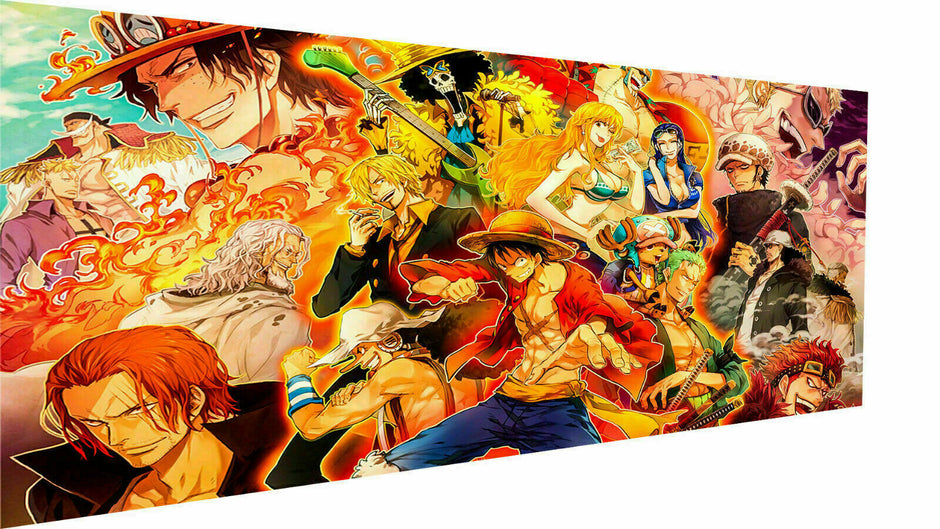 Leinwand Bilder Anime One Piece Manga Wandbilder - Hochwertiger Kunstdruck P5178