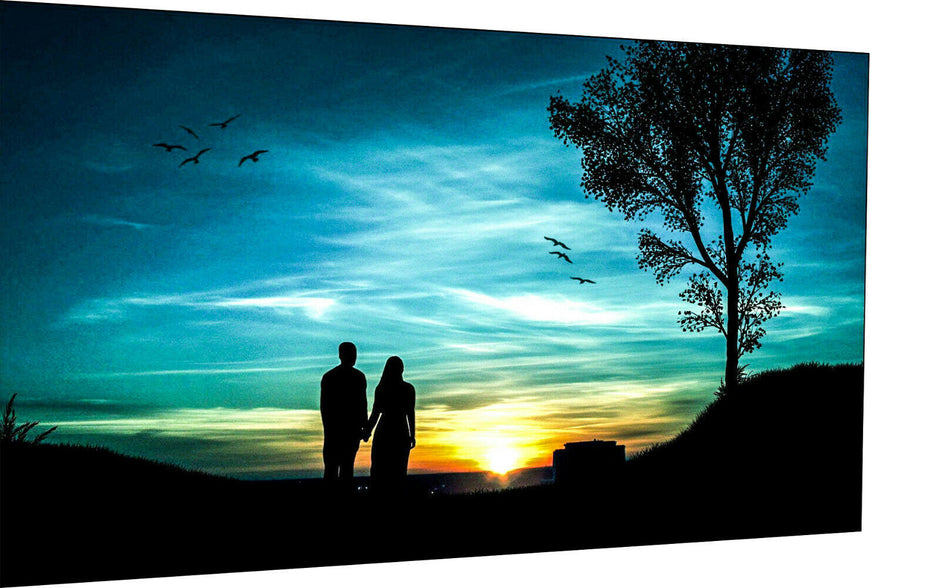 Leinwand Bilder  Urlaub Paar Liebe Couple Geschenk - Hochwertiger Kunstdruck A3352