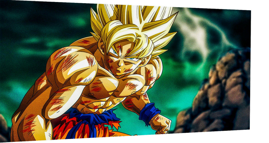 Leinwand Dragon Ball Son Goku Anime Bilder Wandbilder - Hochwertiger Kunstdruck A3563