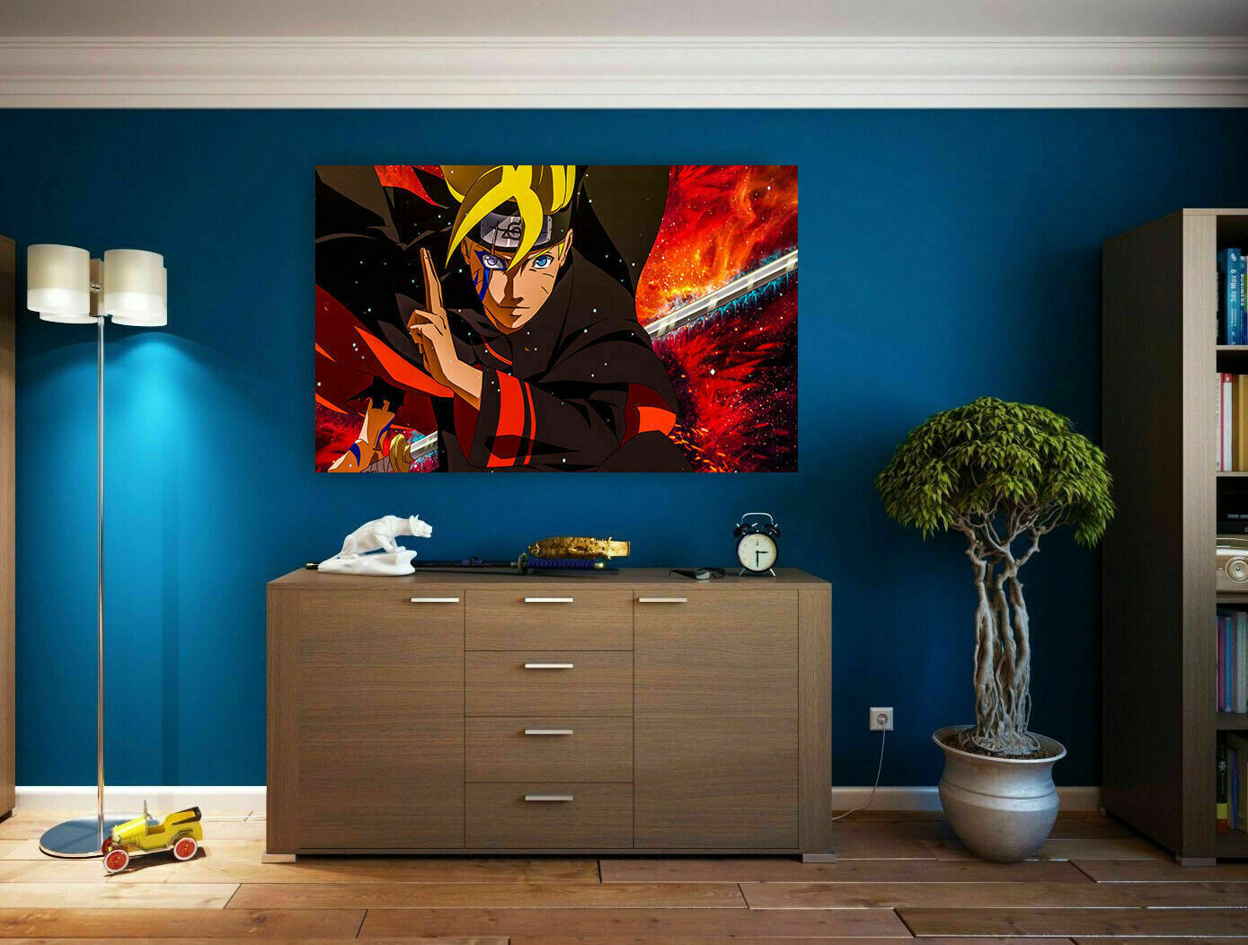 Naruto Anime Boruto Leinwand Bilder Wandbilder - Hochwertiger Kunstdruck A3718