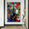 Pop Art Leinwand Kunst Art Bilder Wandbilder - Hochwertiger Kunstdruck B8051