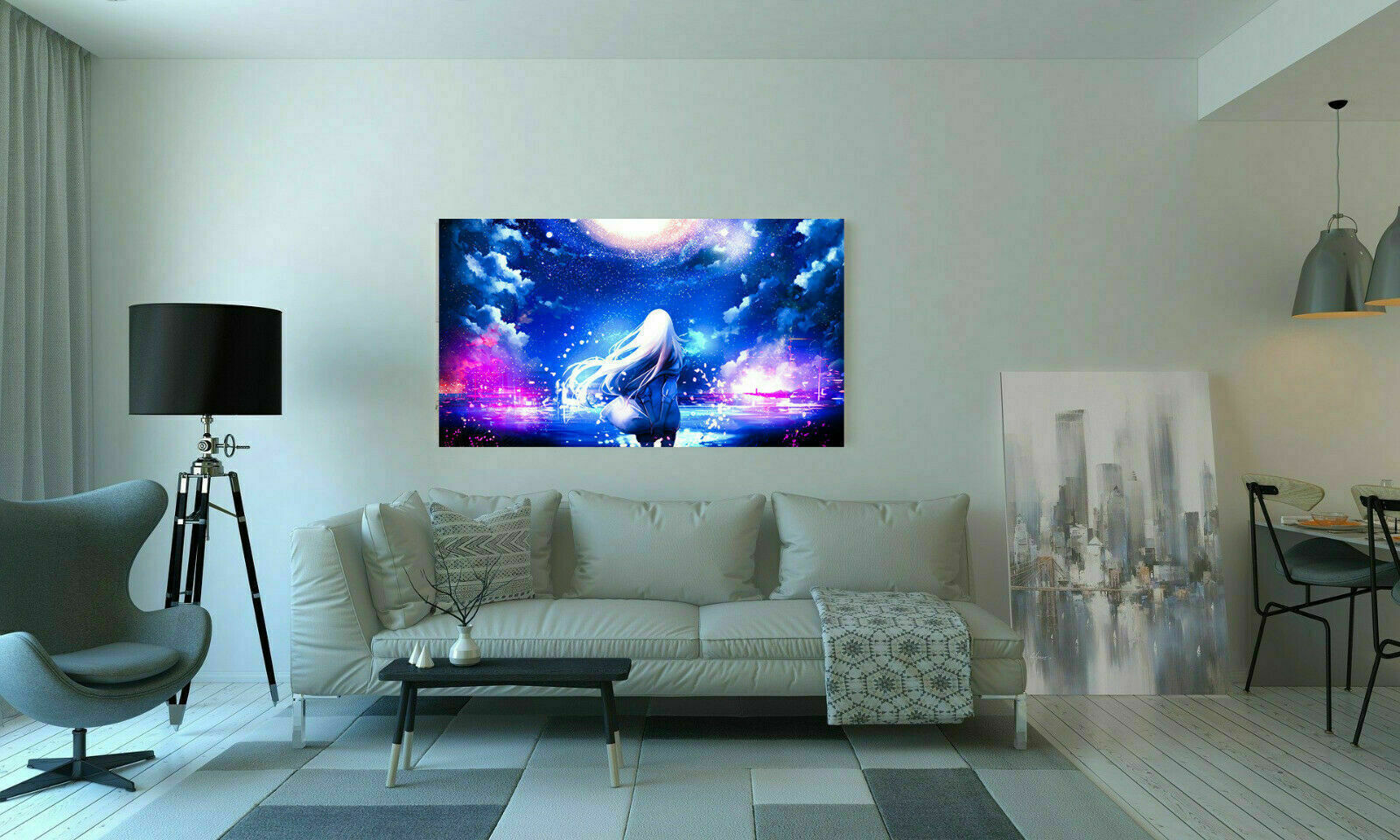 Leinwand digital art anime Scifi  Bilder Wandbilder - Hochwertiger Kunstdruck P5032