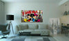 Micky Maus Pop Art  Kunst Leinwand Bilder Wandbilder - Hochwertiger Kunstdruck B8307