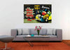 Leinwand Pop Art Kunst Mr. Monopoly Bilder Wandbilder - Hochwertiger Kunstdruck A4000