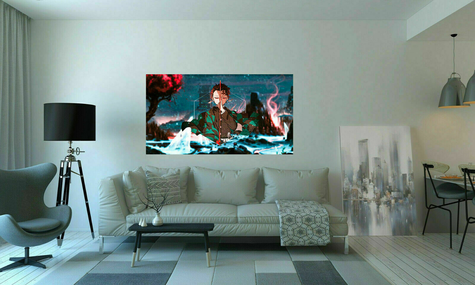 Leinwand Animies demon slayer Bilder Wandbilder - Hochwertiger Kunstdruck P5049