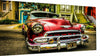 Leinwand Bilder Oldtimer Autos Vintage Classic Abstrakt- Hochwertiger Kunstdruck A3343