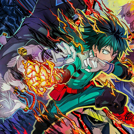 Leinwand My Hero Academia MHA Anime Bilder Wandbilder - Hochwertiger Kunstdruck A3779