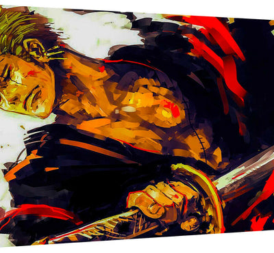 Leinwand One Piece Zoro Anime Zorro  Bilder Wandbilder - Hochwertiger Kunstdruck A3526