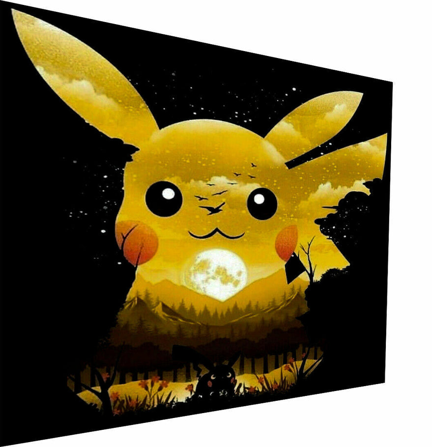 Leinwand Pokémon Pikachu  Bilder Wandbilder - Hochwertiger Kunstdruck B8314