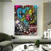 Pop Art Leinwand Kunst Art Bilder Wandbilder - Hochwertiger Kunstdruck B8057