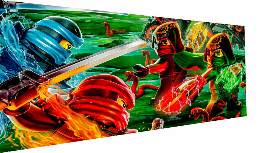 Leinwand Lego Ninjago Masters of Spinjitzu Wandbilder-Hochwertiger Kunstdruck P5189