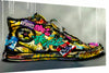 Abstrakte Schuhe Sneaker Leinwand Bilder Wandbilder - Hochwertiger Kunstdruck B8043