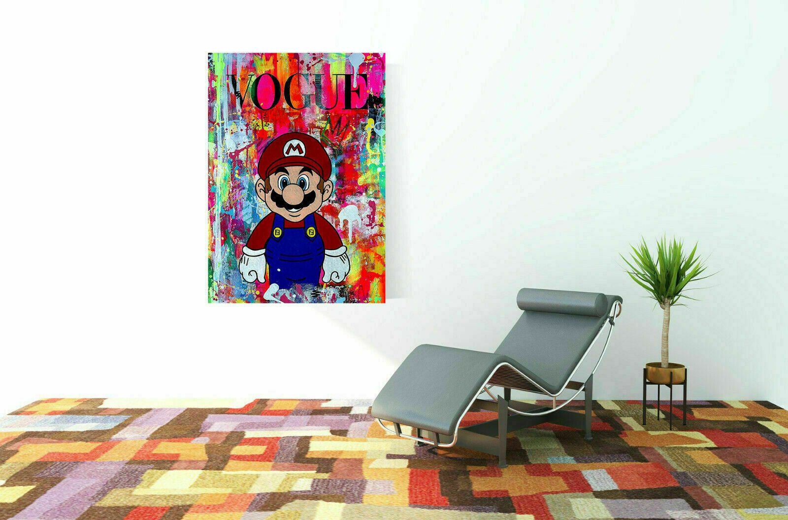 Pop Art Kunst Mario Kart Leinwand Bilder Wandbilder - Hochwertiger Kunstdruck P5349