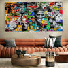 Pop Art Stars Leinwand Bilder Wandbilder - Hochwertiger Kunstdruck B8048