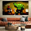 Pop Art FunnyHulk Leinwand Bilder Wandbilder - Hochwertiger Kunstdruck B8016