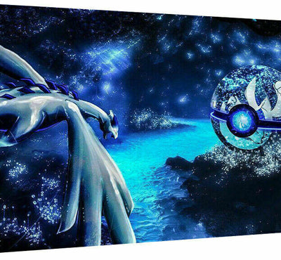 Leinwand Pokemon Pokeball Anime Bilder Wandbilder - Hochwertiger Kunstdruck A3547