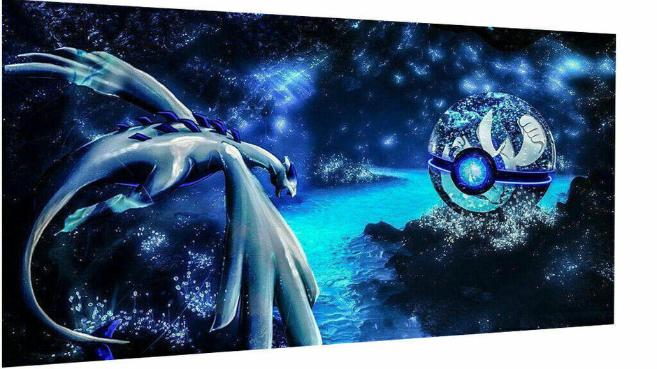 Leinwand Pokemon Pokeball Anime Bilder Wandbilder - Hochwertiger Kunstdruck A3547