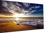 MagicCanvasArt Strand Sandmeer  Reisen Travel Bilder - Hochwertiger Kunstdruck A3099