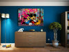 Micky Maus Pop Art  Kunst Leinwand Bilder Wandbilder - Hochwertiger Kunstdruck B8109