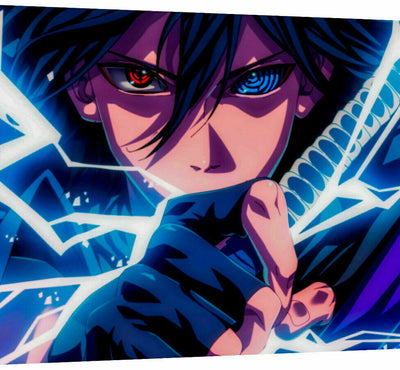 Naruto Sasuke Anime Leinwand Bilder Wandbilder - Hochwertiger Kunstdruck A3706