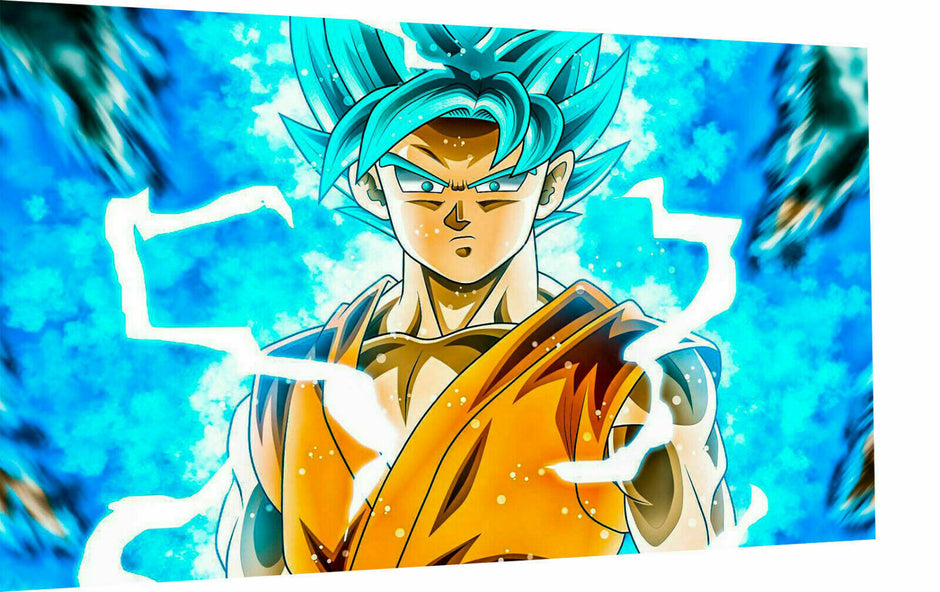 Leinwand Dragon Ball Son Goku Anime Bilder Wandbilder - Hochwertiger Kunstdruck A3556