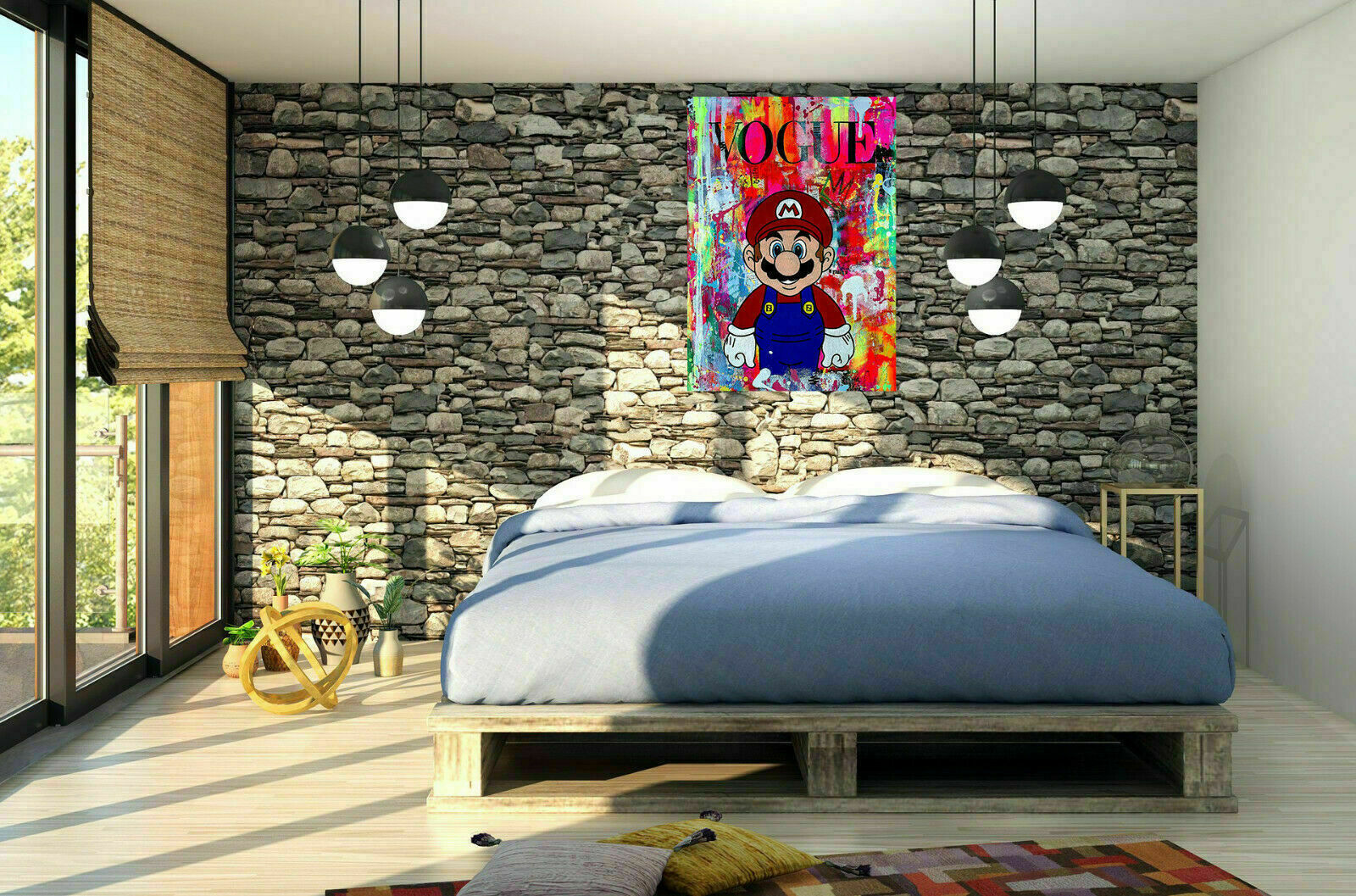 Pop Art Kunst Mario Kart Leinwand Bilder Wandbilder - Hochwertiger Kunstdruck P5349