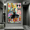 Leinwand Mode Fashion Pop Art Bilder Wandbilder - Hochwertiger Kunstdruck A4016