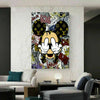 Pop Art Micky Maus Funny Leinwand Bilder Wandbilder - Hochwertiger Kunstdruck B8300