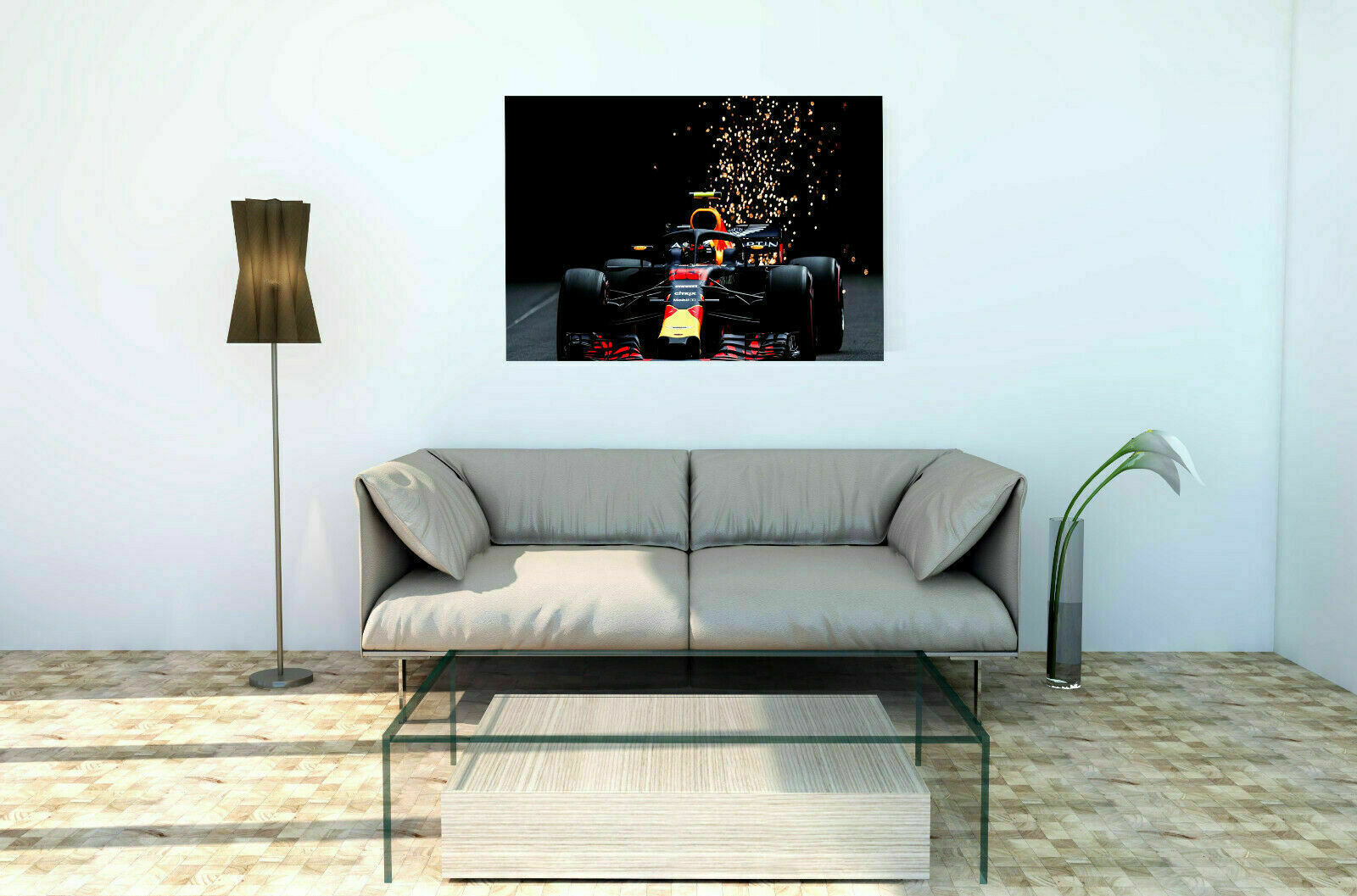 Leinwand Autos F1 Red Bull Formel1  Bilder Wandbilder - Hochwertiger Kunstdruck P5046