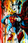 Pop Art Donald Duck Comic Leinwand Bilder Wandbilder - Hochwertiger Kunstdruck B8003