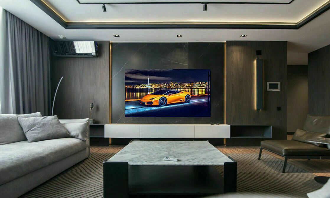 MagicCanvasArt Autos Sportwagen Lamborghini Bilder - Hochwertiger Kunstdruck A3081