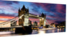 Leinwand Skyline London Tower Bridge Bilder Wandbilder - Hochwertiger Kunstdruck P5085