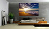 MagicCanvasArt Strand Sandmeer  Reisen Travel Bilder - Hochwertiger Kunstdruck A3099