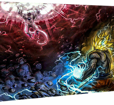 Leinwand Bilder Wandbilder Dragon Ball DBZ Anime  - Hochwertiger Kunstdruck A3160
