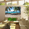 Leinwand Bilder Traumurlaub Palmen Strand Beach Holiday- Hochwertiger Kunstdruck A3002