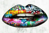 Leinwand Lippen Mund Pop Art Kunst Bilder Wandbilder - Hochwertiger Kunstdruck B8147