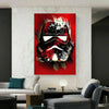 Star Wars Abstrakt Gesicht  Leinwand Bilder Wandbilder - Hochwertiger Kunstdruck B8113