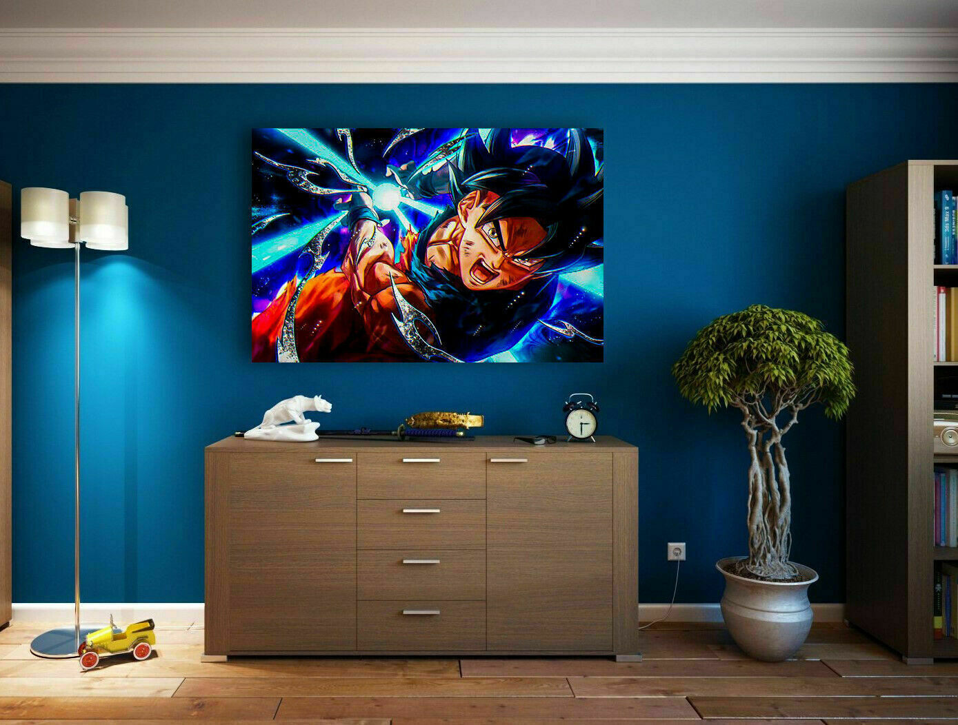 Leinwand Dragon Ball Son Goku Anime Bilder Wandbilder - Hochwertiger Kunstdruck A3548