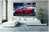 Leinwand Sportwagen Ferrari Autos Bilder Wandbilder - Hochwertiger Kunstdruck A3660