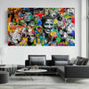 Pop Art Stars Leinwand Bilder Wandbilder - Hochwertiger Kunstdruck B8048