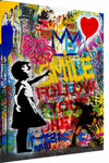 Pop Art follow your dreams Leinwand Bilder Wandbilder - Hochwertiger Kunstdruck B8163