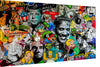 Pop Art Stars Leinwand Bilder Wandbilder - Hochwertiger Kunstdruck B8048