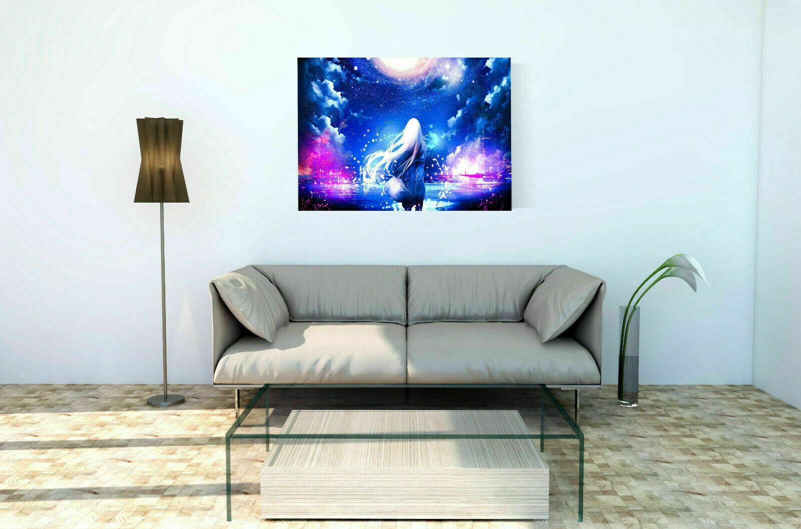 Leinwand digital art anime Scifi  Bilder Wandbilder - Hochwertiger Kunstdruck P5032