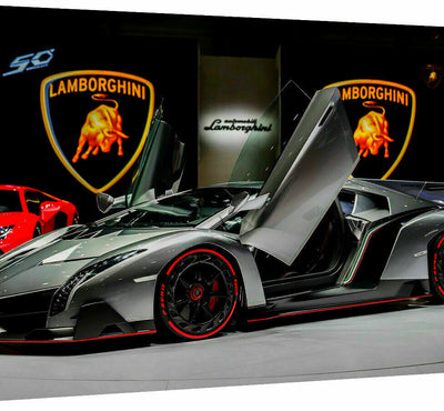 Sportwagen Autos Lamborghini Leinwandbilder Wandbilder - Hochwertiger Kunstdruck A3713