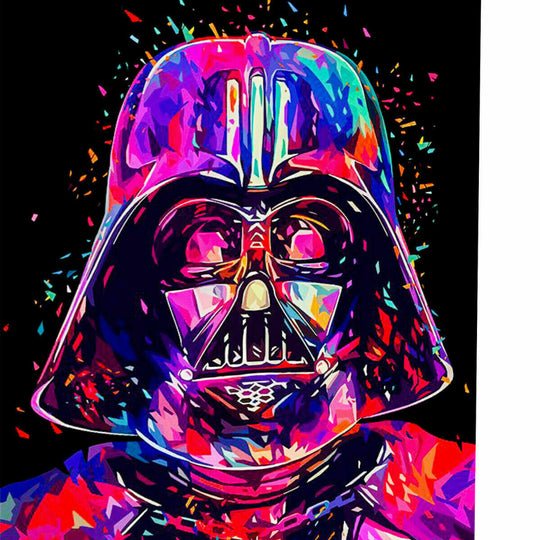 Leinwand Star Wars Darth Vader Abstrakt Bilder Deko Wandbilder A3818